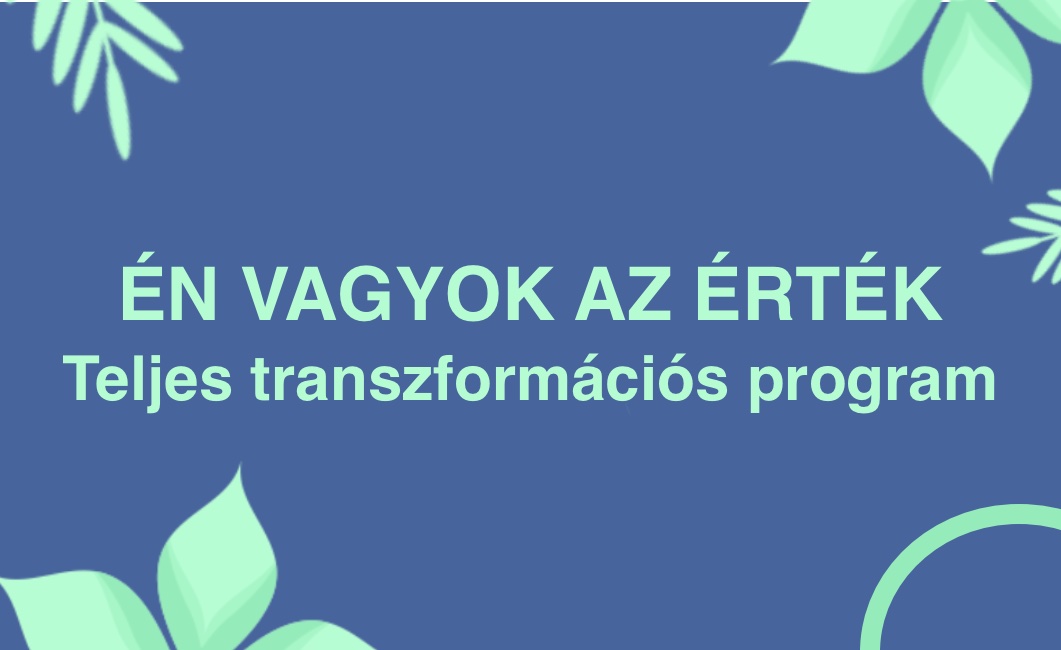Én vagyok az érték – teljes transzformációs program